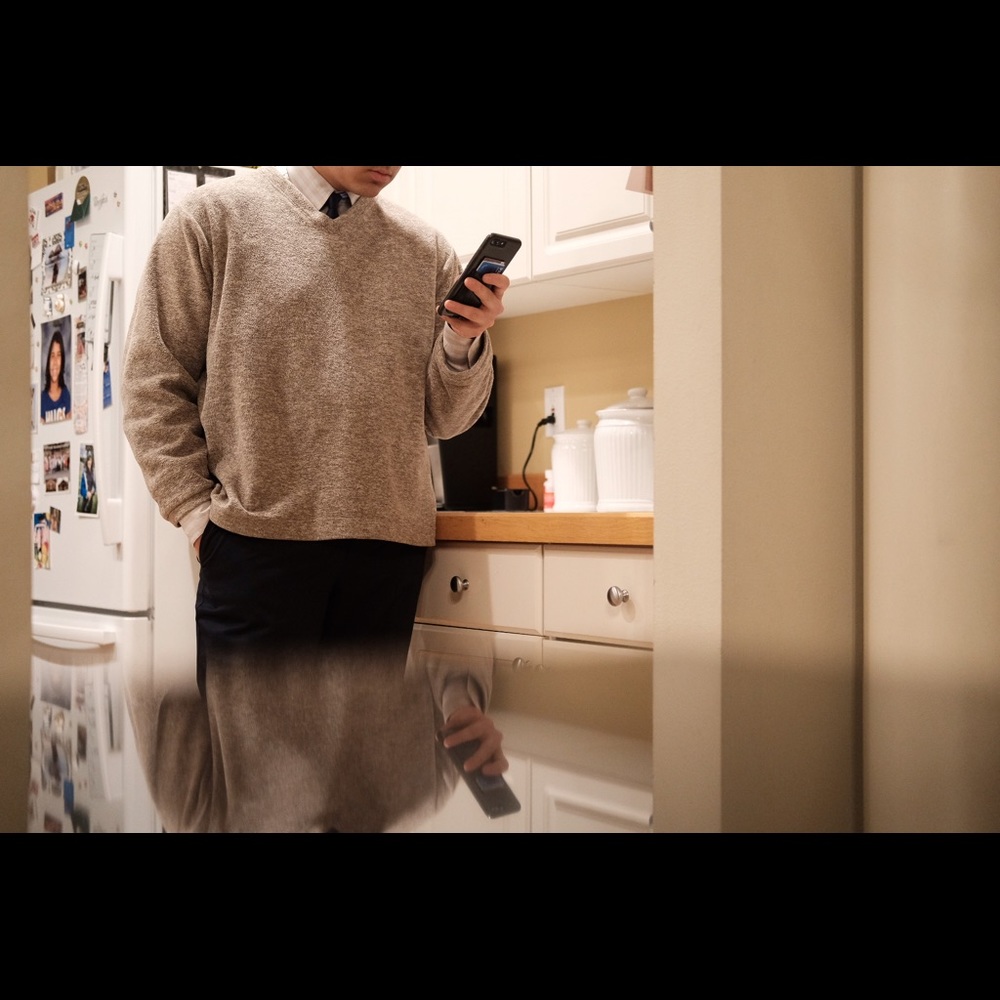 V-neck sweater